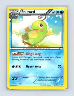 Politoed 18/111 Rare Furious Fists Pokemon Lightly Played - Image 1