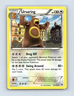 Ursaring 122/162 Uncommon BREAKthrough Pokemon Lightly Played - Image 1