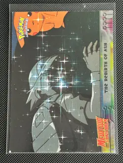 The Rebirth Of Ash #38 Topps The First Movie Trading Cards Pokemon Holo Foil - Image 1