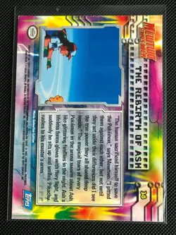 The Rebirth Of Ash #38 Topps The First Movie Trading Cards Pokemon Holo Foil - Image 2
