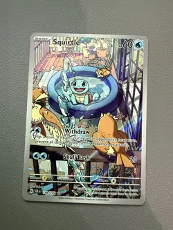 Squirtle IR 148/142 Stellar Crown NM - Pokemon TCG - Image 1