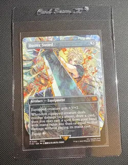 MTG FF Buster Sword (Borderless) 0351 Final Fantasy Regular - Image 1