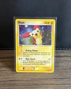 Pokemon Plusle 6/12 TCG EX Trainer Kit 2 Holo Promo LP/LP+ - Image 1