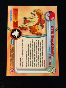 Rapidash 78 Pokemon Topps - Image 2