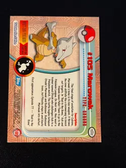 Marowak 105 Pokemon Topps - Image 2