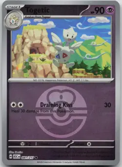 Togetic (Love Ball) 081/217 Common Ascended Heroes Pokemon Reverse Holo NM/M - Image 1