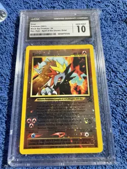 Entei 34/53 Wotc Promo Reverse Holo CGC 10 (2001) Pokemon TCG - Image 2