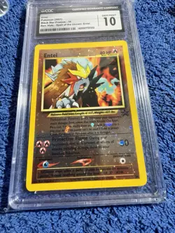 Entei 34/53 Wotc Promo Reverse Holo CGC 10 (2001) Pokemon TCG - Image 4