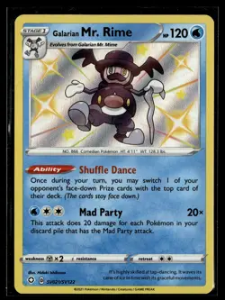 Galarian Mr. Rime SV021/SV122 Shining Fates Shiny Vault Rare Shiny Pokemon - Image 1