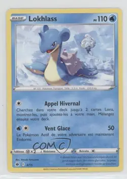 Lapras French Pokemon Sword & Shield McDonald's Collection #6 - Image 1