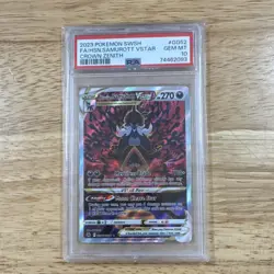 Pokemon Hisuian Samurott VSTAR GG52 SWSH Crown Zenith Ultra Rare PSA 10 - Image 1