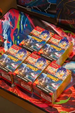 Surging Sparks Booster Bundle Pokemon TCG Lot of 5 Sealed 6 Packs Each SV08 - Image 1