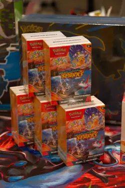 Surging Sparks Booster Bundle Pokemon TCG Lot of 5 Sealed 6 Packs Each SV08 - Image 2