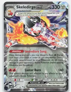 Skeledirge ex 137/182 Double Rare Paradox Rift Pokemon Near Mint - Image 1