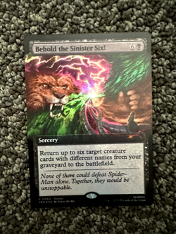 MTG Magic The Gathering Behold The Sinister Six! Promo Card Foil Pax West 2025 - Image 1