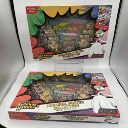LOT OF 2 Mega Gardevoir Premium Poster Boxes Ascended Heroes Pokemon TCG - Image 1