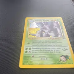 Pokemon Giovannis Nidoking Gym Challenge Holo Unlimited 7/132. Lightly Played - Image 2