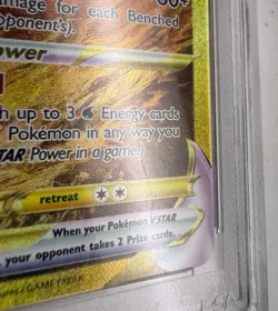 2023 POKEMON SWSH CROWN ZENITH FA SECRET ORIGIN FORME PALKIA VSTAR #GG67 PSA 10 - Image 2