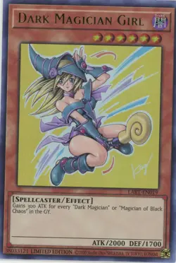 Yugioh Dark Magician Girl LART-EN019 Ultra Rare Limited Edition NM - Image 1
