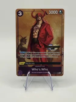 Who's.Who (CS 2023 Celebration Pack) - One Piece Promotion Cards (OP-PR) - Image 1