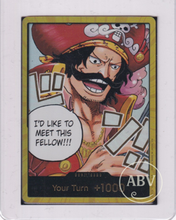 Gol D Roger GOLD Don!! OP13 NM Carrying On His Will One Piece TCG English - Image 1