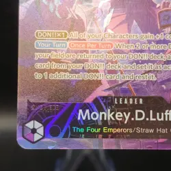 One Piece Monkey.D.Luffy OP09-061 Leader Alt - 2nd Anniversary Set English Promo - Image 5