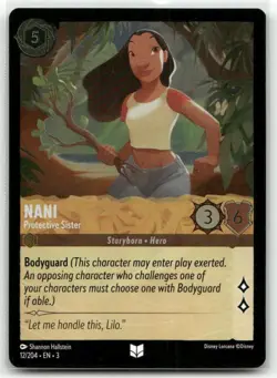 Nani 12/204 Protective Sister Foil Into the Inklands Disney Lorcana TCG - Image 1