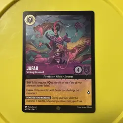 Disney Lorcana TCG Jafar - Striking Illusionist 42/204 FOIL Into the Inklands - Image 1