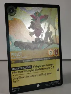 Piglet - Super Rare/ Foil - Into the Inklands #16 - LORCANA -U Pick - Image 4