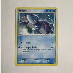 Pokemon Kyogre 6/106 Emerald Holo Rare 80 HP 2005 English TCG Card - Image 1