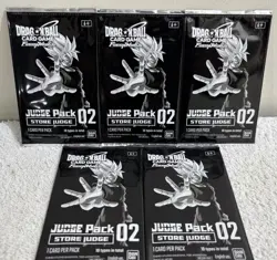 5 lot Dragon Ball Super Card Fusion World Judge Store Pack 02 Sealed English - Image 1