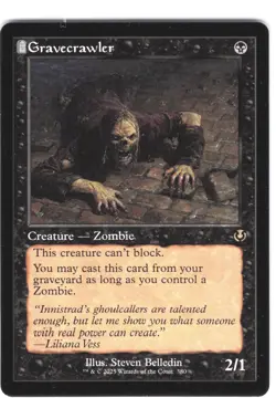 Gravecrawler #380 Innistrad Remastered Retro Frame Regular Rare - Image 1