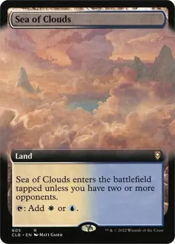 Sea of Clouds (Extended Art) Commander Legends: Battle for Baldur's Gate Foil - Image 1