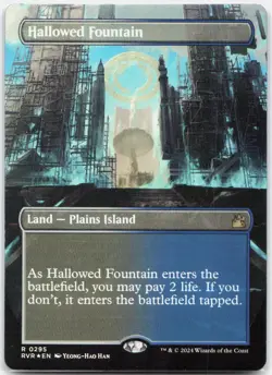 Hallowed Fountain (Borderless) *Foil* RVR 295 NM - Image 1