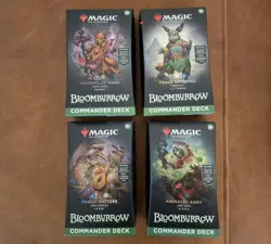 Magic The Gathering-BloomBurrow Play Booster Box & Commander Deck Set! Sealed - Image 4