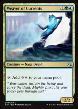 4x NM-Mint, English Foil Weaver of Currents - Foil Amonkhet magicmtg - Image 1