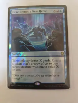 Here Comes a New Hero! (Surge Foil) Rare MTG Ninja Turtles Commander - Image 1