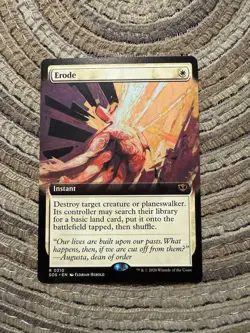 ERODE EXTENDED ART - Rare - SOS Secrets of Strixhaven MTG - Image 1