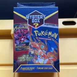 Pokemon 2022 Mystery Box Three Boosters Shining Legends Chilling VintageU - Image 1