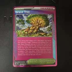 The Pokemon Grand Tree Sv07 136/142 ACE SPEC Trainer Stadium Holo English - Image 1