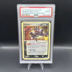 PSA 8 Greninja Gold Star #SWSH144 - Pokemon Black Star Promo - Image 1