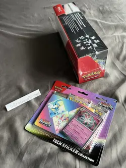 Pokemon Prismatic Evolutions Surprise Box Booster Bundle Sam’s w/ Tech Sticker - Image 3