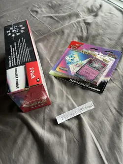 Pokemon Prismatic Evolutions Surprise Box Booster Bundle Sam’s w/ Tech Sticker - Image 4