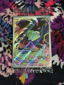 Pokemon Mega Evolution Bulbasaur Stamped Holo Promo Sealed 2025 TCG English - Image 1