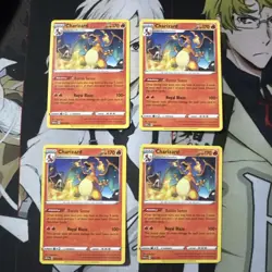 Pokemon McDonald's 2024 M24EN Charizard #001/015 x4 playset - Image 1