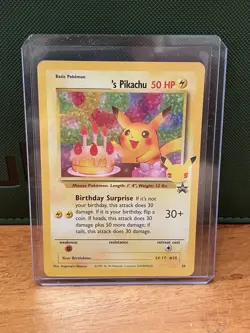 Pokemon Celebrations Classic ___’s Pikachu Birthday 25th NM - Image 1