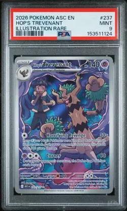 2026 Pokemon Ascended Heroes Hop’s Trevenant 237/217 Illustration Rare PSA 9 - Image 1