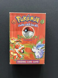 Unopened Vintage Pokemon Brushfire Theme Deck, 1999-2000. Includes Holo - Image 1