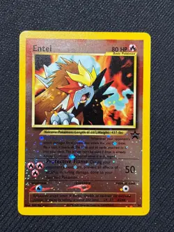 Pokemon TCG Entei #34 Wizards of The Coast Black Star Promo 2001 WOTC Vintage - Image 1