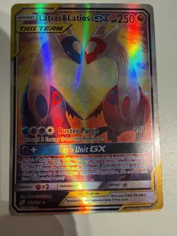 Pokemon Latias & Latios GX 170/181 Alternate Art TAG TEAM – Team Up – Authentic - Image 1